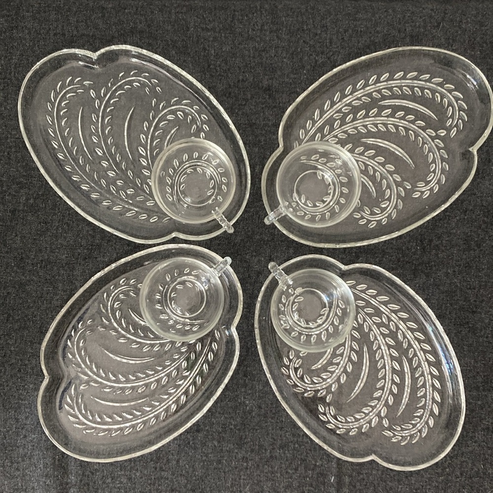 Homestead Snack Set from Federal Glass Co